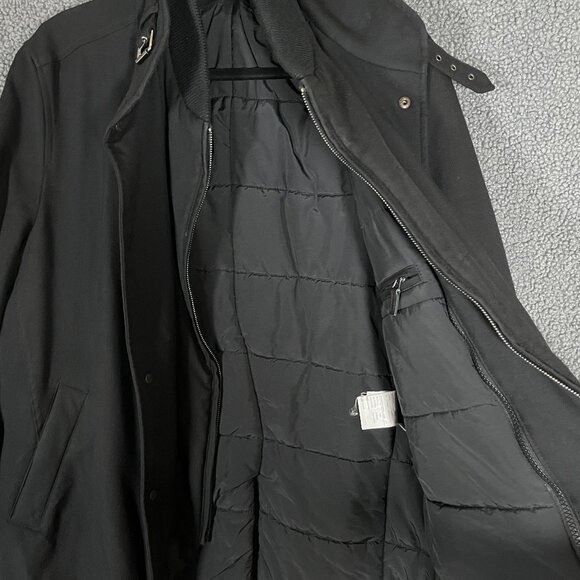 Loro Piana Storm System Zelander High Tenacity for Harry Rosen Wool Coat Size 52 - Picture 6 of 16